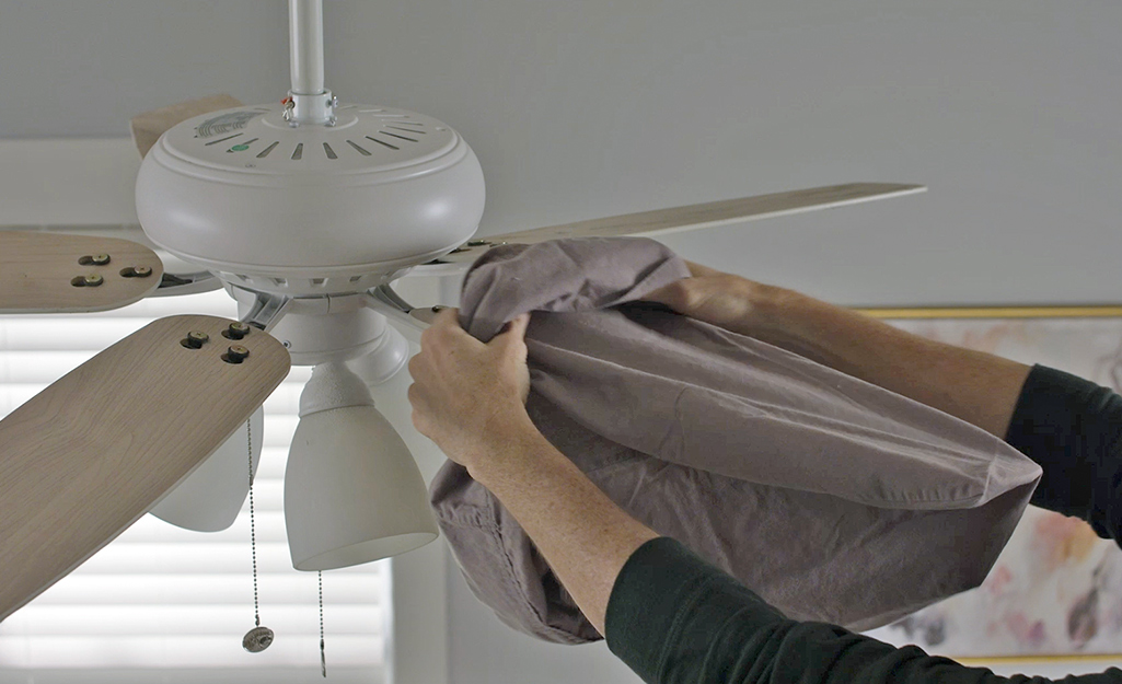 How To Clean Your Ceiling Fan the Safe Way