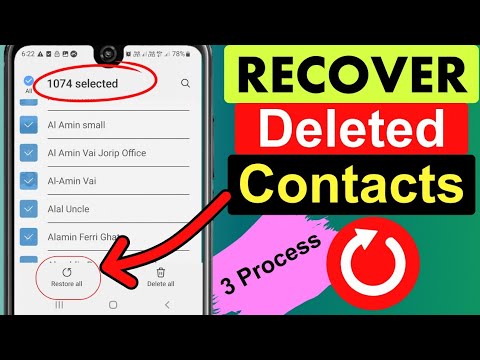 How to Restore Deleted Contacts on Your Phone